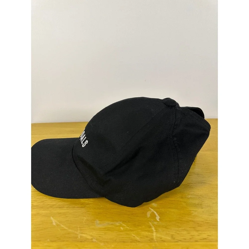 MIXIT Hat Womens One Size #GLAMGOALS Embroidered Black Baseball Cap Adjustable